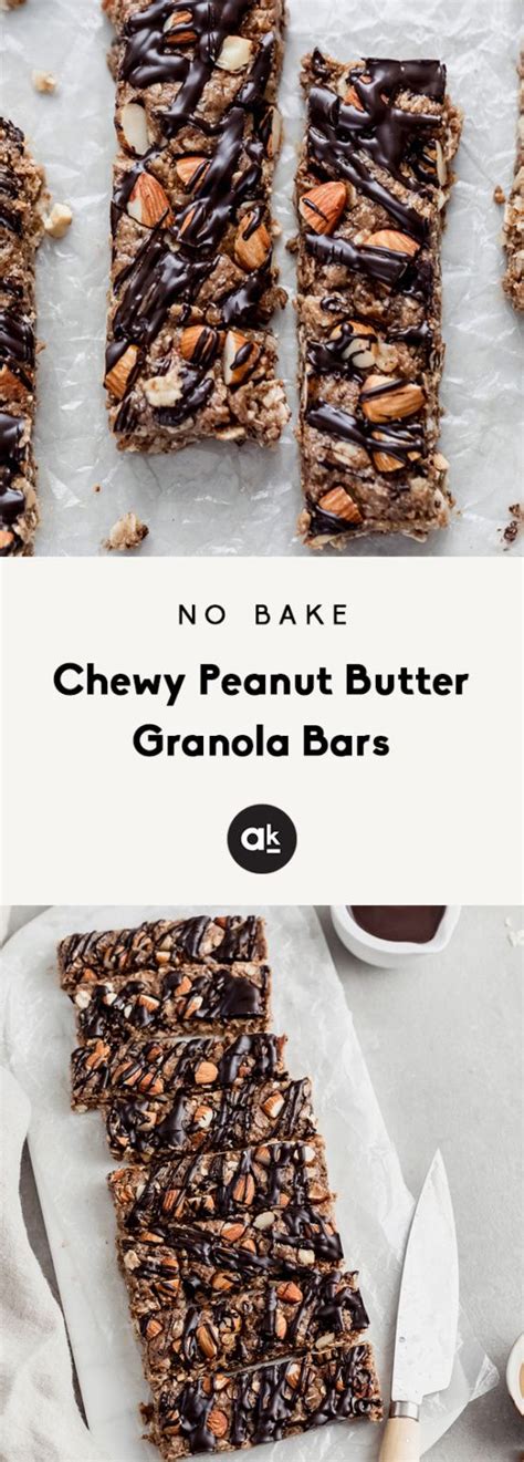Ingredients for no bake granola bars: No Bake Chewy Peanut Butter Granola Bars | Recipe in 2020 ...