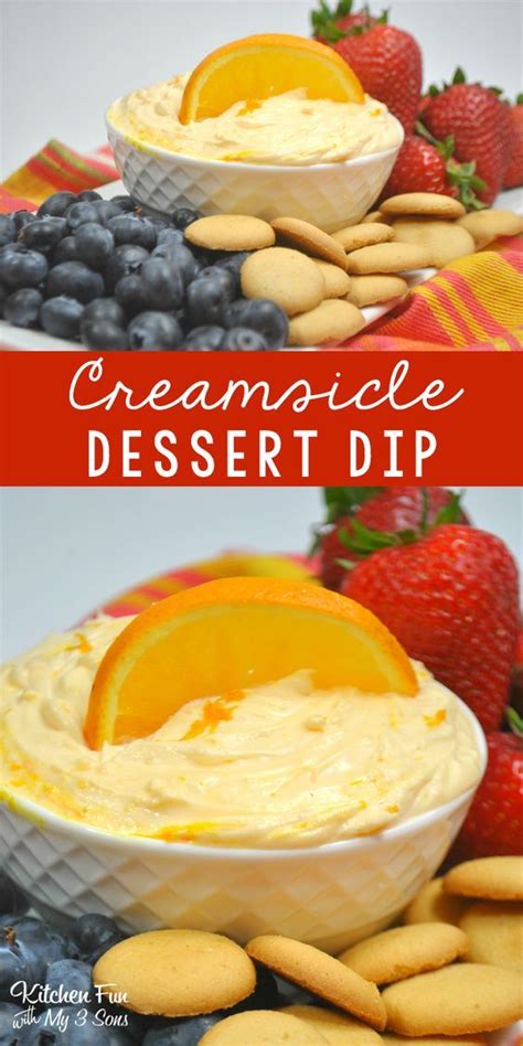 Orange Creamsicle Dip Dessert Dips Are My New Favorite And These Are So Good Dip Dessertdip