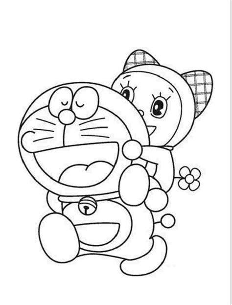 Nobita And Doraemon Coloring Pages Free Printable Col