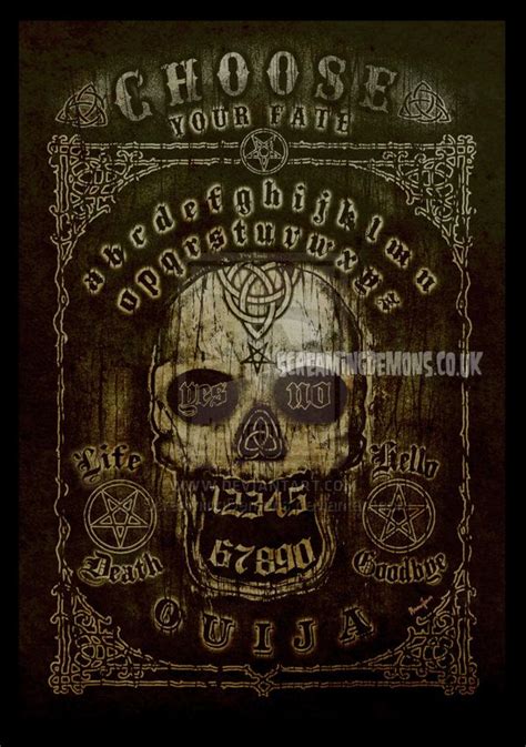 Spirit Board By Screamingdemons On Deviantart Spirit Board Ouija Occult