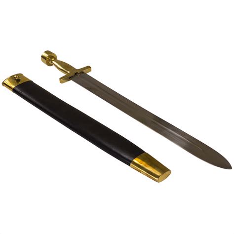 Roman Greek Hoplite High Carbon Steel Blade Sword With Scabb