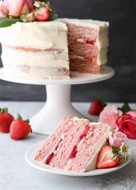Strawberry Layer Cake Completely Delicious