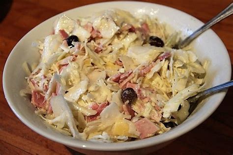 Recette Salade de chou blanc à la crème