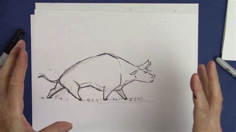 How To Draw A Bull Easy Drawing Level Youtube