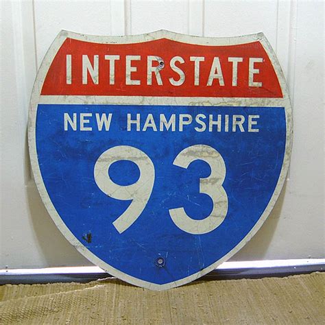 New Hampshire Interstate 93 Aaroads Shield Gallery