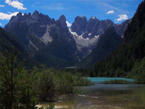 Dürrensee A Lake In The Dolomites In South Tyrol Italy A Photo On