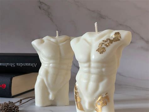 Naked Body Candle Male Torso Candle Man Statue Candle Xmas Etsy Uk