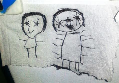Just take a look at these drawings. 32 Of The Creepiest Children's Drawings Ever | Bored Panda