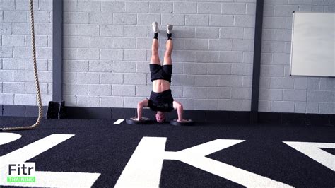 Deficit Handstand Push Up Negative Youtube