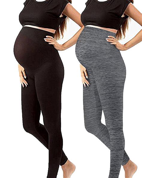 Maternity Tights Activewear Leggings Gym Clothes Jeggings Pants Super