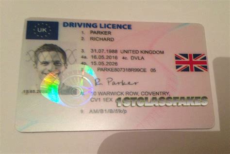 Fake Irish Driving Licence Template Rewabravo