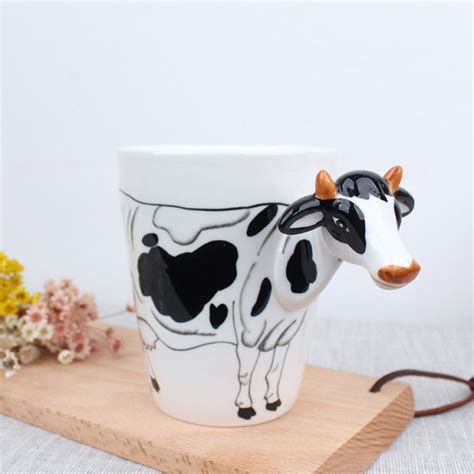 Discount Saiclehome Ceramic Mug 3d Cartoon Animals Design Durable