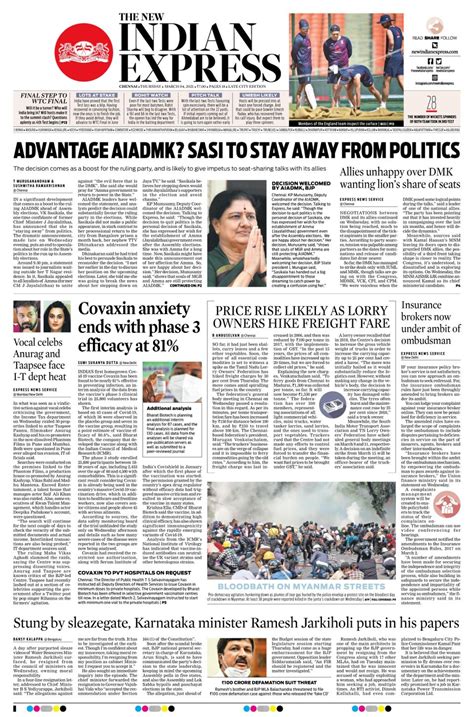 The New Indian Express Chennai March 04 2021 Newspaper