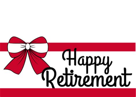 Happy Retirement Words Png Pic
