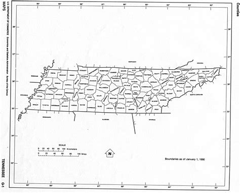 Tennessee Free Map