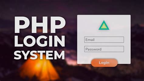 Login System Tutorial With Php And Mysql Database Youtube