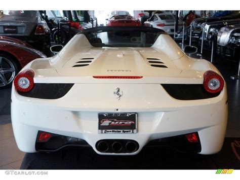Having only covered 10,000 miles since new, this 458 has always been kept up to date on servicing, and drives. 2015 Bianco Avus (White) Ferrari 458 Spider #101128015 Photo #51 | GTCarLot.com - Car Color ...