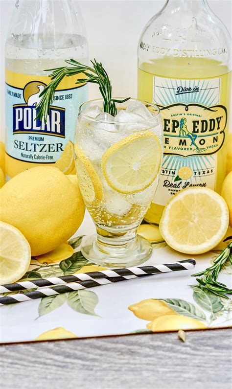Deep Eddy Lemonade Vodka Spritzer Recipe Lemon Vodka Drinks Lemonade Vodka Cocktail Lemon