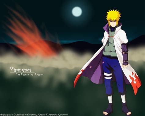 Hd Wallpaper Moon Silhouette Naruto Shippuden Yondaime Lakes Minato