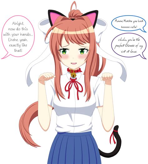 Monika Lost The Clubs Game Now She Must Endure The Punishment Ddlc