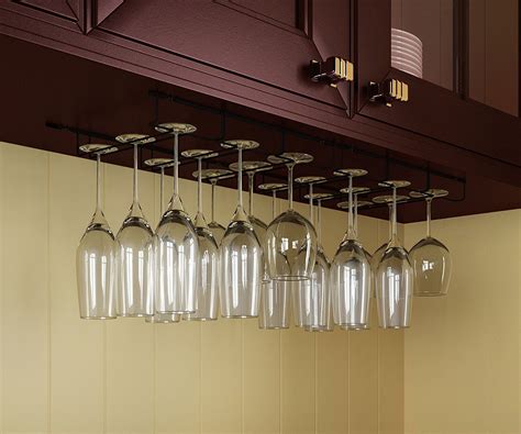 Maybe you would like to learn more about one of these? Rack and Hook Stemware Glass Rack Black Wine Glass Hanger ...