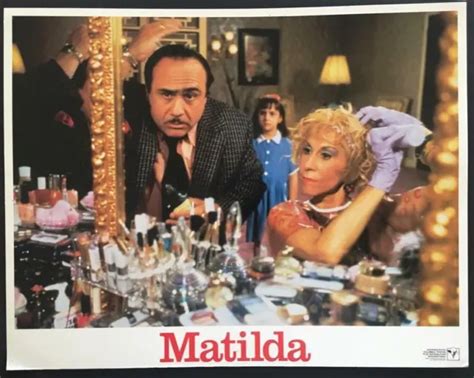 rhea perlman danny devito mara wilson as matilda 1996 original lobby card 4057 4 19 picclick