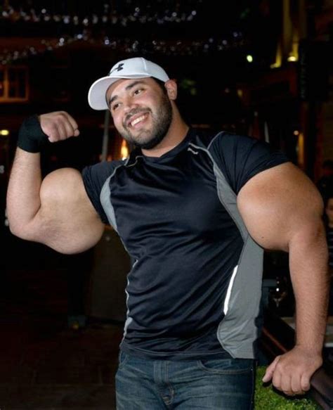 Travel Blog Man With The Worlds Largest Biceps Moustafa Ismail