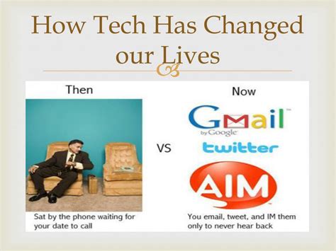 Ppt How Tech Has Changed Our Lives Powerpoint Presentation Free