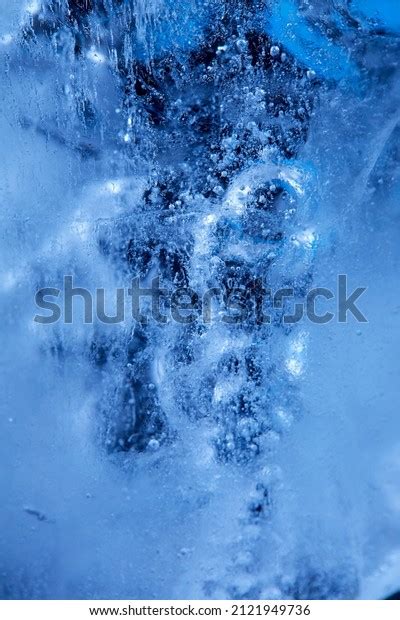 Frosty Ice Cubes Background Blue Tone Stock Photo 2121949736 Shutterstock