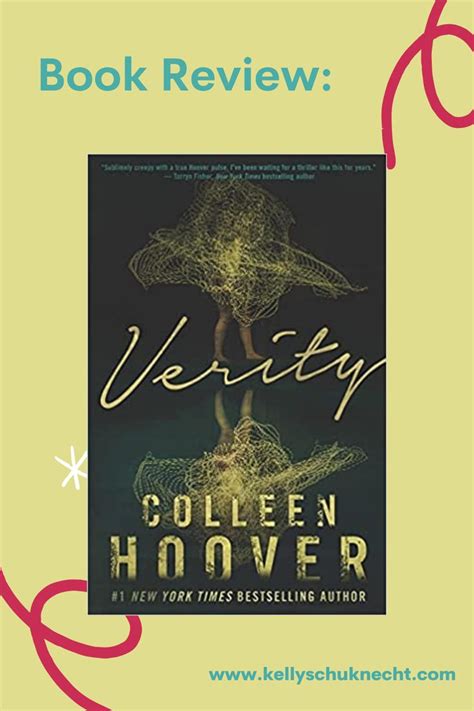 Book Review Verity By Colleen Hoover In Book Review Book Blogger Book Marketing