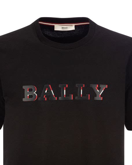 Bally Mens Logo Print T Shirt Neiman Marcus