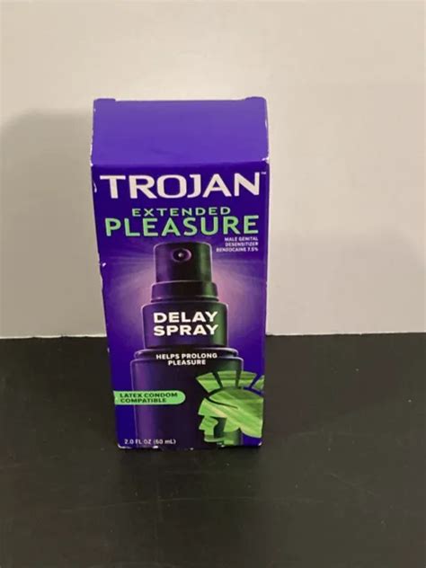 Delay Spray For Men By Trojan Extended Pleasure Helps W Premature