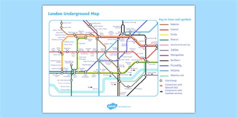 London Underground Map Creat De Profesori