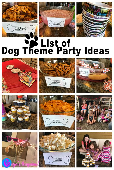 Dog Themed Party Food And Party Ideas Dog Themed Birthday Party Dog