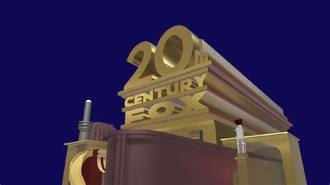 20th Century Fox Logo 1935 Remake Download Free 3d Model By Lighting