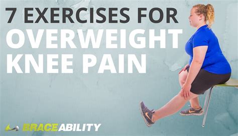 Find a personal trainer who can show you the exercises and guide you through your plan. 7 Exercises for Overweight or Obese People with Knee Pain