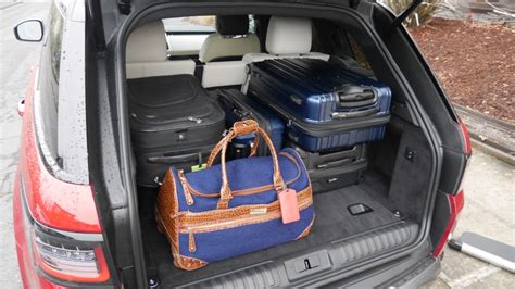 2range Rover Sport Luggage Test How Much Cargo Space