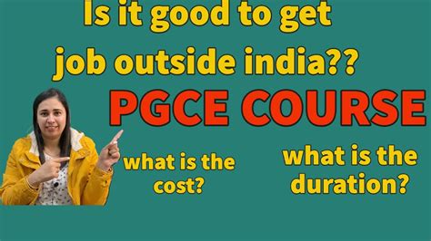 What Is Pgce Coursewhat Are The Benefits Of Pgce Course Youtube