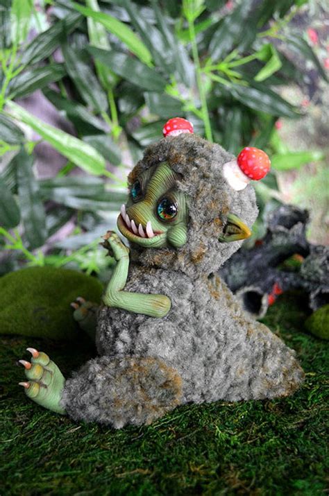Swamp Objorik Art Doll Art Toy Handmade Ooak Fantasy Creature Etsy