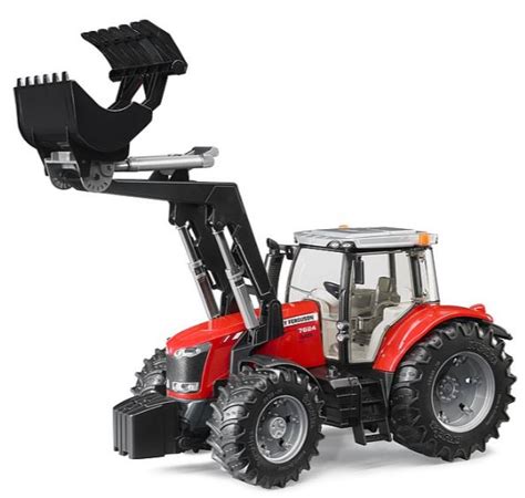 Bruder Massey Ferguson 7624 With Loader Tractor Toytown Toymaster