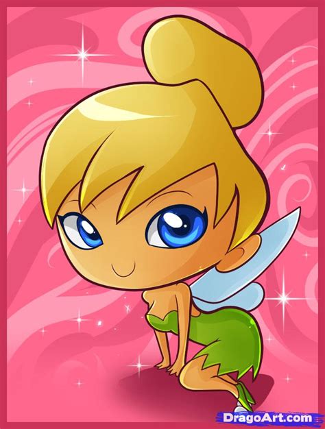 How to Draw Chibi Tinkerbell, Step by Step, Chibis, Draw ...