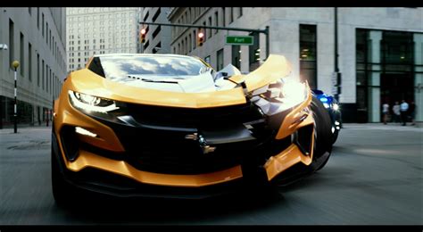Humans and transformers are at war, optimus prime is gone. Chevrolet Camaro Car/Autobot In Transformers 5: The Last ...