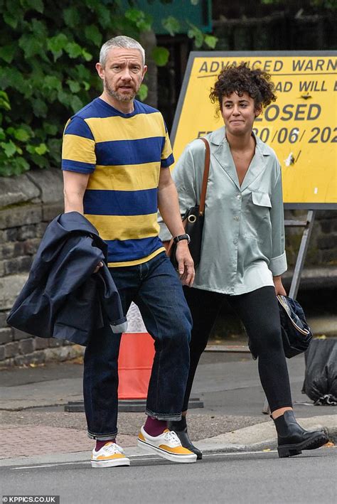 Martin Freeman Displays His New Lockdown Beard As He Steps Out On A