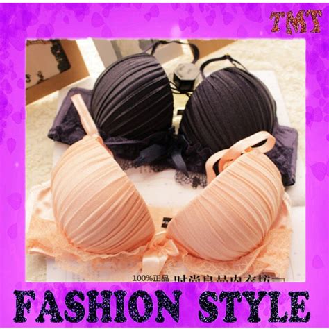 Tmt Fashion B Cup Bra Set French Romantic Lace 3 Breasted Underwear