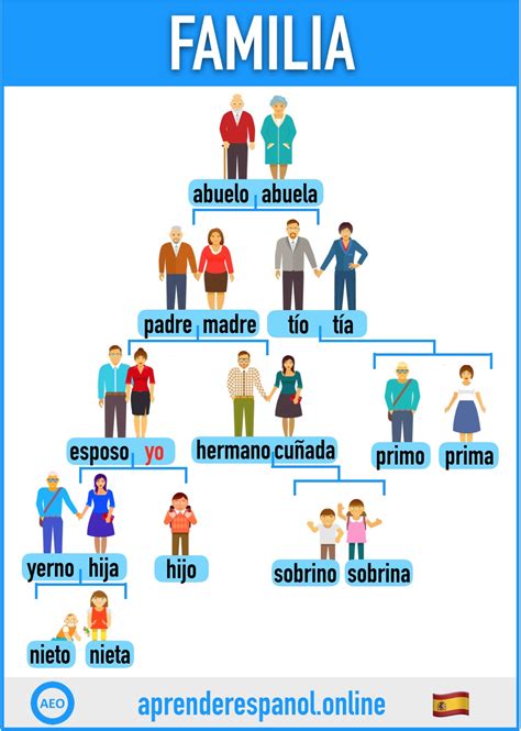 La Familia En Español Vocabulario Y Actividades Aprender Español Online