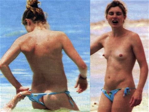 Martina Colombari Topless Hot Naked Babes