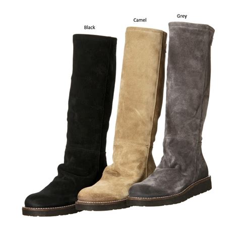 Bronx Womens Reno Knee High Suede Boots Free Shipping