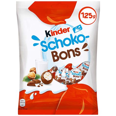 Kinder Schoko Bons 125g Online Kaufen Im World Of Sweets Shop