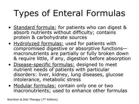 Ppt Specialized Nutrition Support Enteral And Parenteral Nutrition