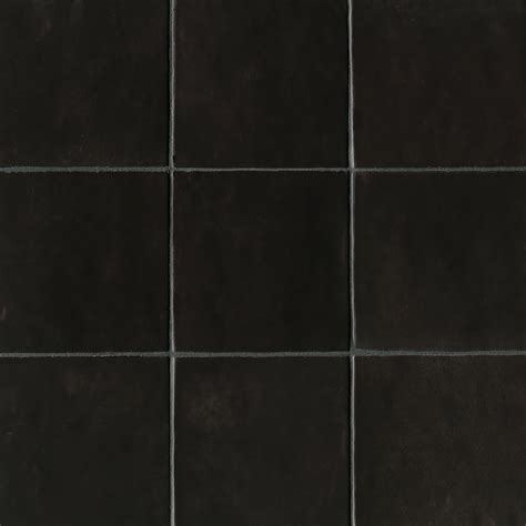 Cloe 5 X 5 Ceramic Tile In Black Bedrosians Tile And Stone
